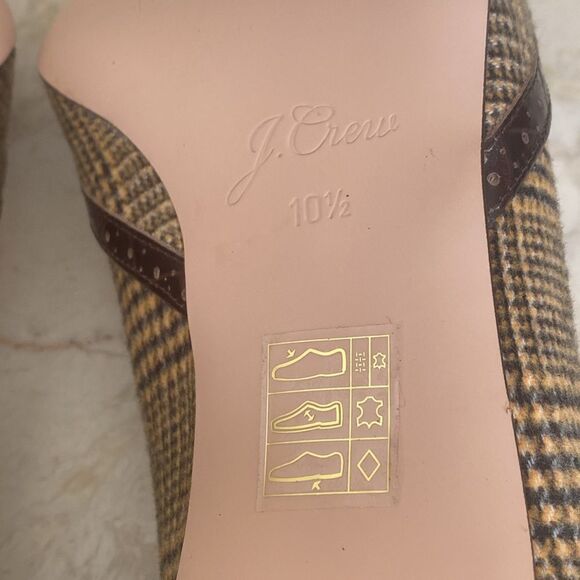 NWOT J. Crew Leather & Textile Pointer Toe Kitten Heel Pumps - Picture 15 of 15